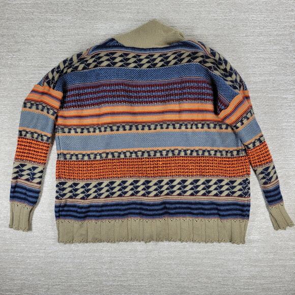 Kirra Wool Blend Toggle Cardigan Sweater Shawl Collar Boho Fall Knit Small - Picture 16 of 16